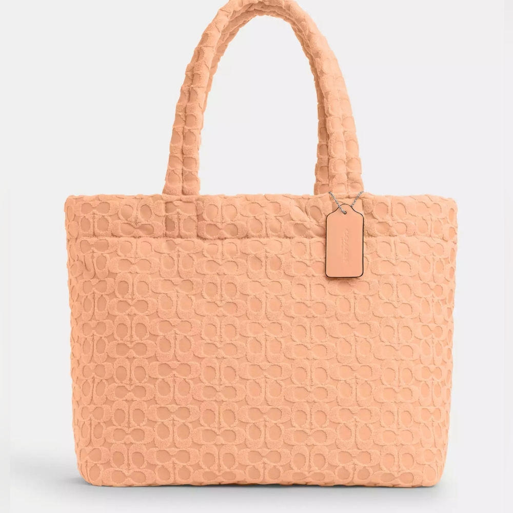 Coach Tote In Signature Terry - Picture 1 of 11